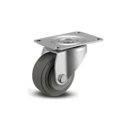 CASTERS WHEELS & INDUSTRIAL HANDLING Albion Institutional Caster - Rigid 3-1/2in Diameter 300 Lb. Cap. - DCXS03X31-R